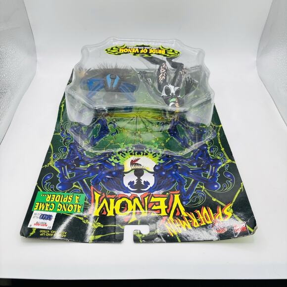 1997 ToyBiz Marvel Spider-Man Bride of Venom Along Came a Spider Sealed on card - Picture 9 of 14